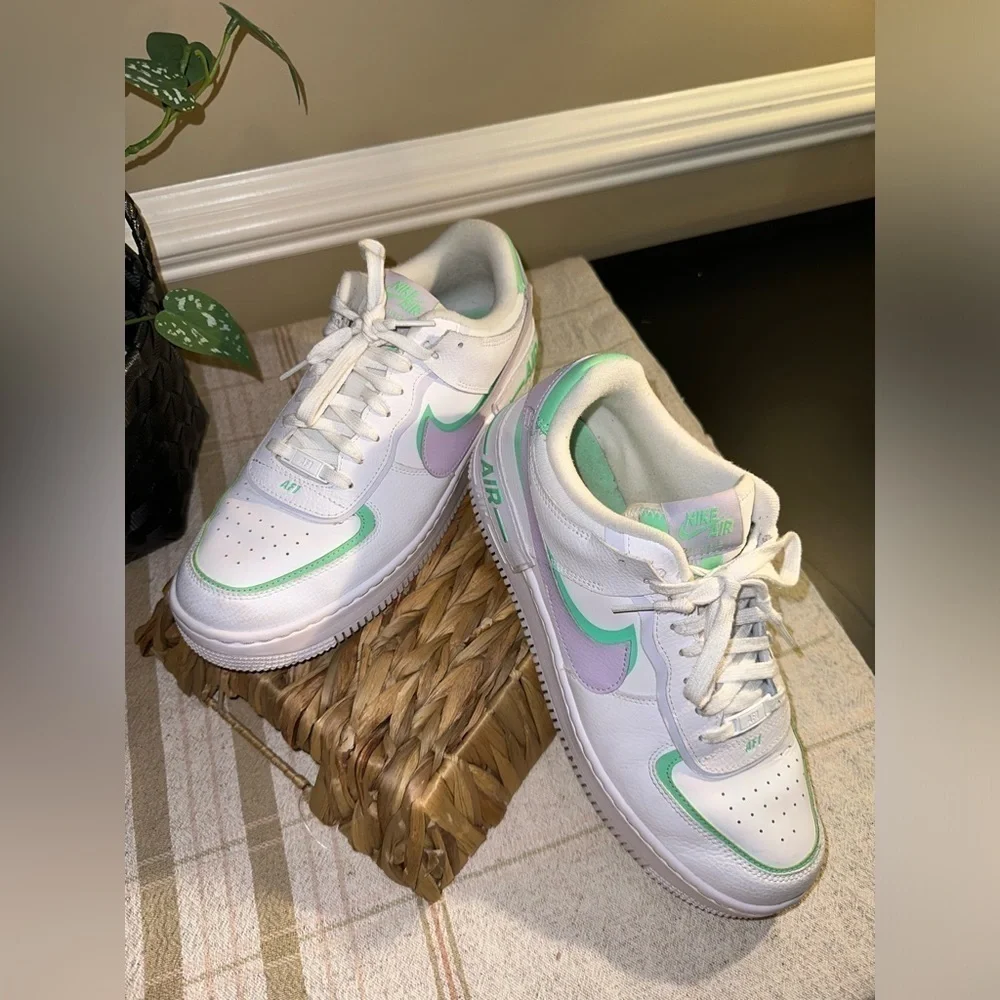 Nike Women's Air Force 1 Shadow 'Infinite Lilac' - Size 12